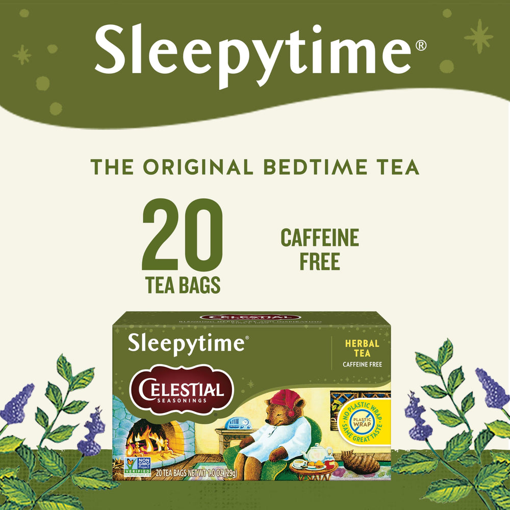 Celestial Seasonings bolsita Sleepytime sin cuerda, fácil de infusionar
