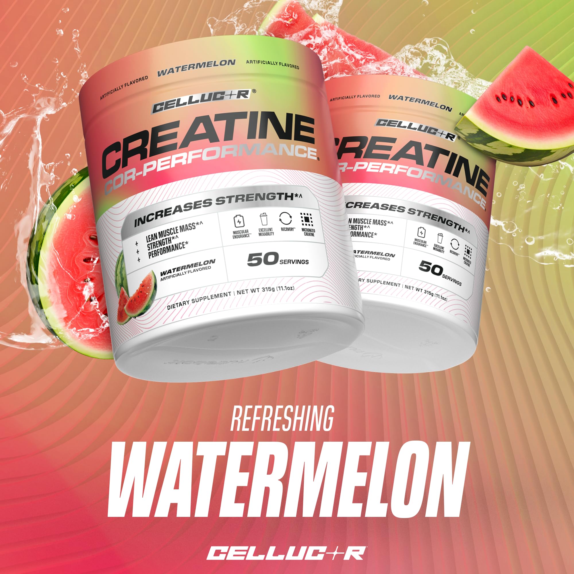 Cellucor envase junto a equipo de gimnasio sugiriendo uso pre o post entrenamiento