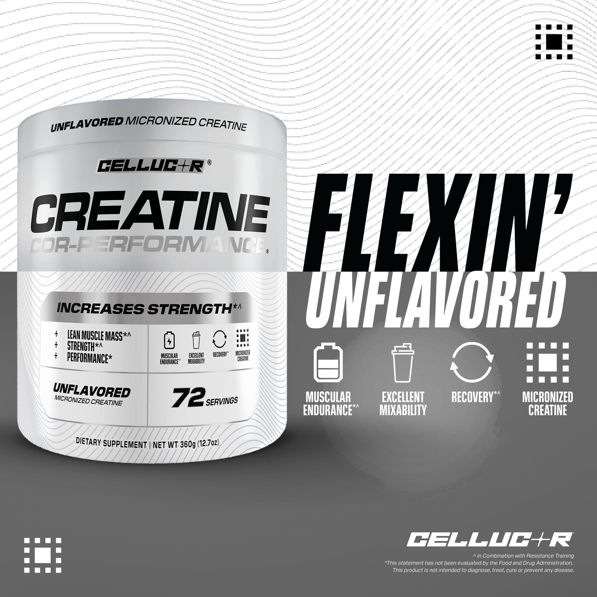 Etiqueta NSF en producto Cellucor certificación de pureza y seguridad