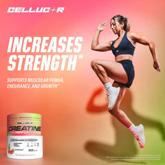 Cellucor bote en mano para comparar tamaño y servir con facilidad