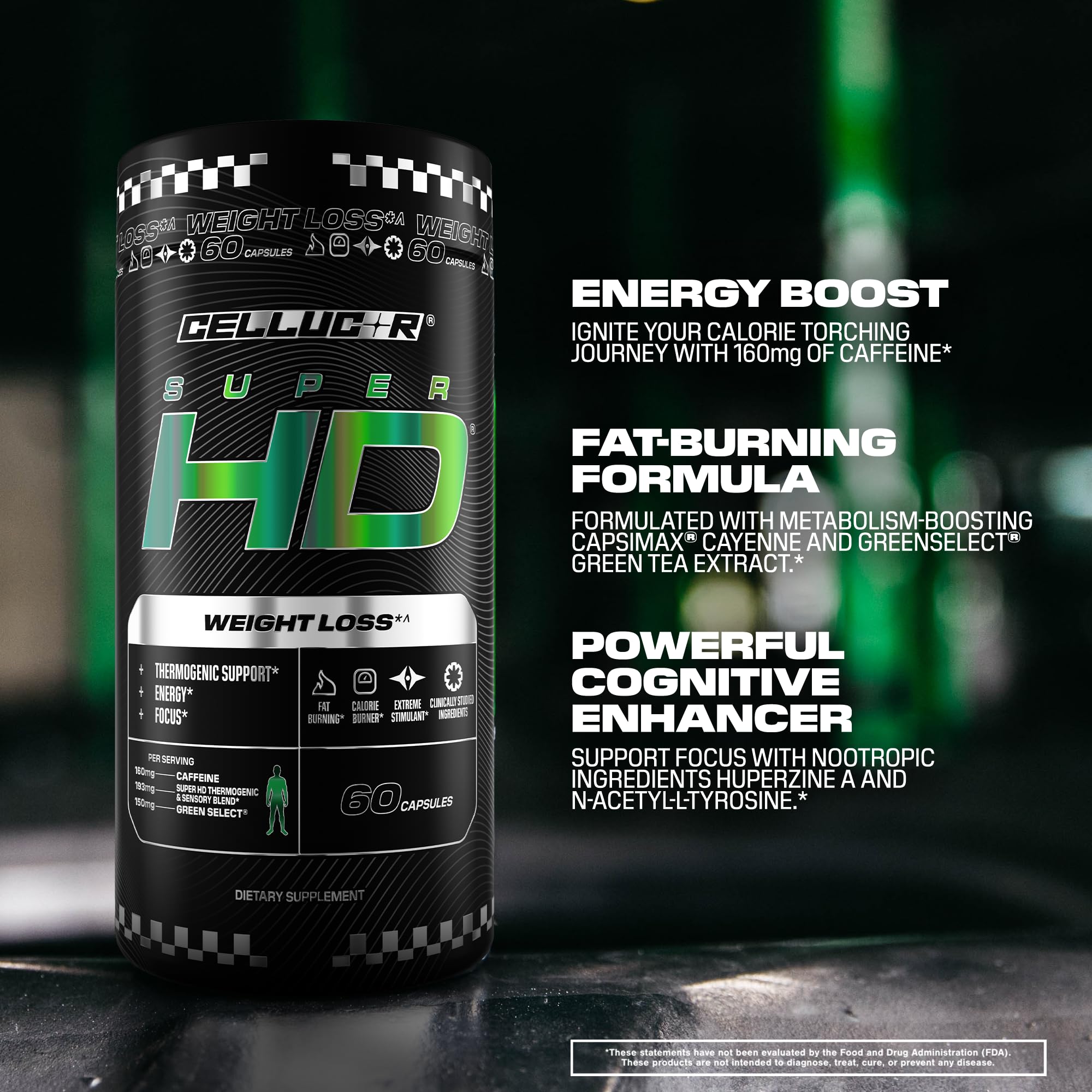 Cellucor SuperHD uso en gimnasio aporta energía durante entrenamiento