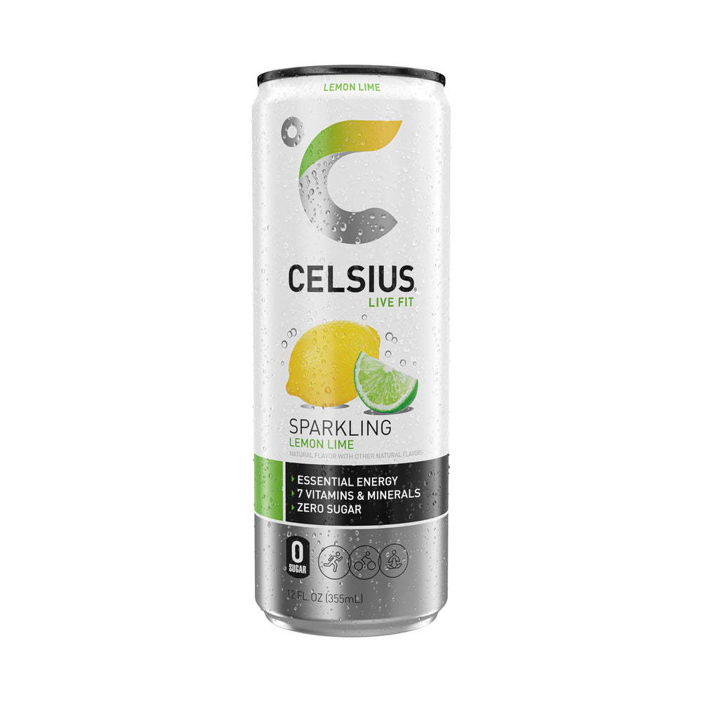 CELSIUS en gimnasio junto a equipo, ideal como impulso preentreno
