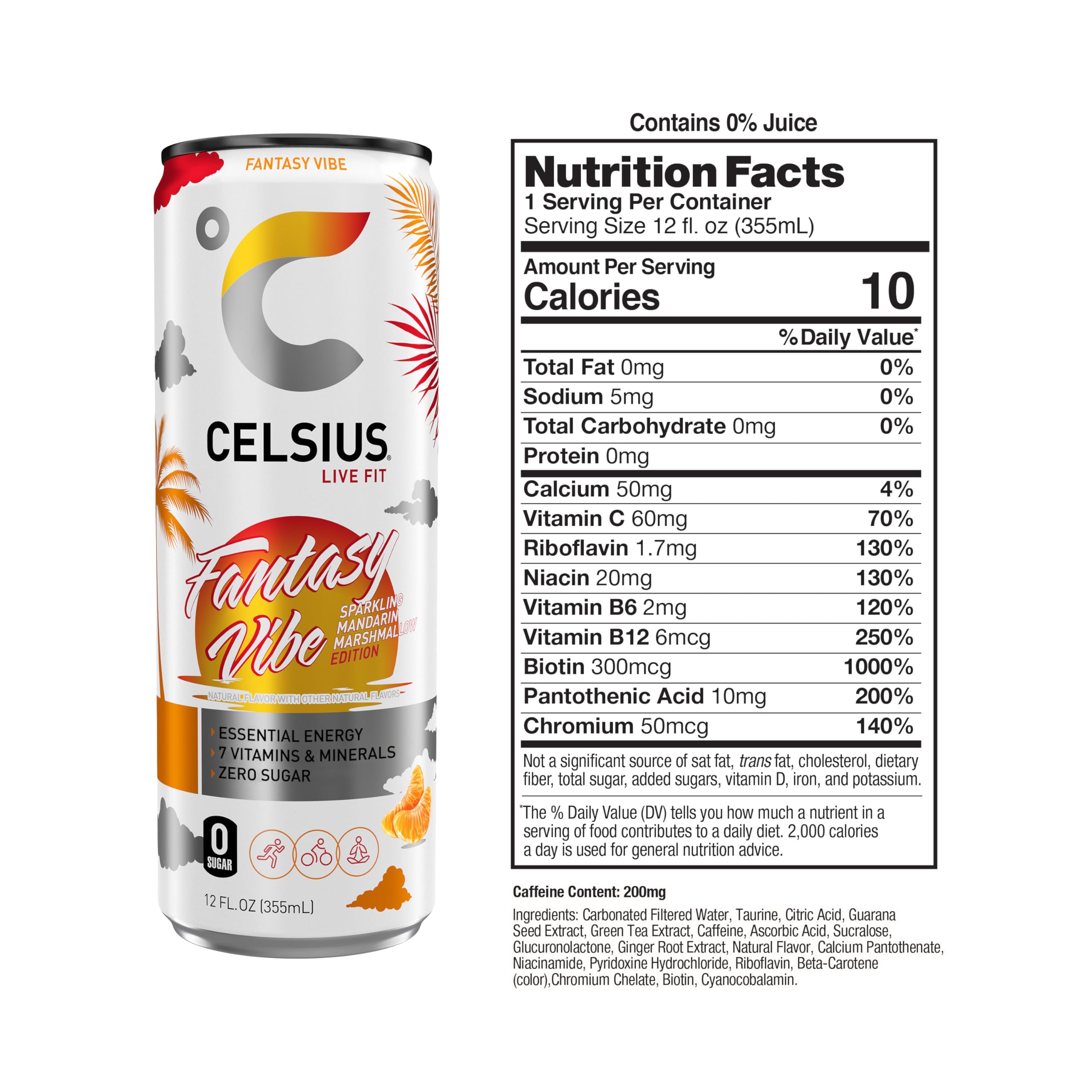 CELSIUS persona bebiendo antes de entrenar, aporta energía funcional