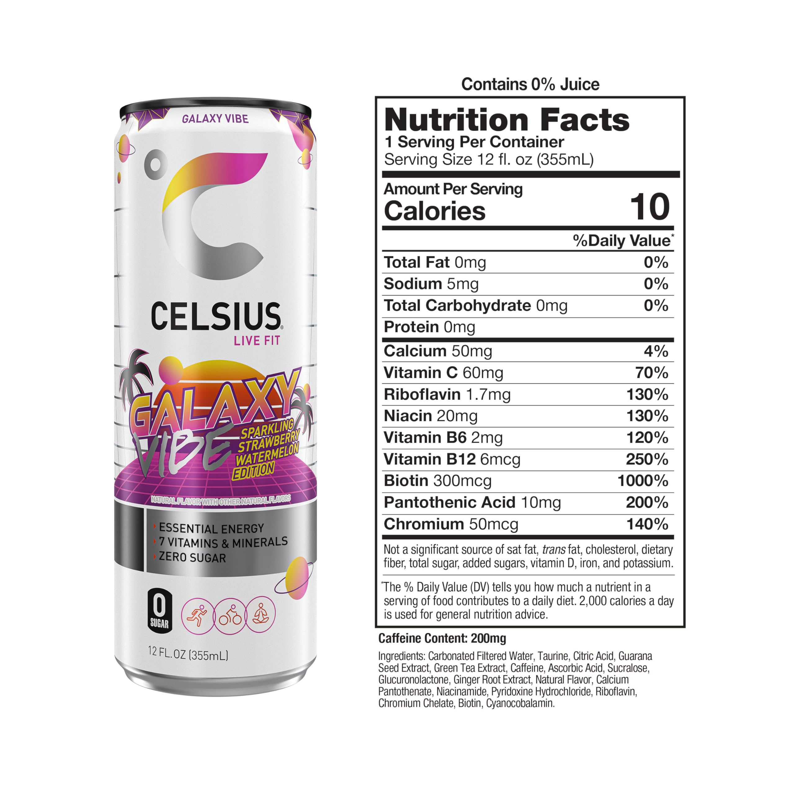 CELSIUS detalle de textura espumosa en bebida que transmite frescura