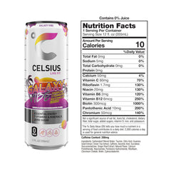 CELSIUS detalle de textura espumosa en bebida que transmite frescura