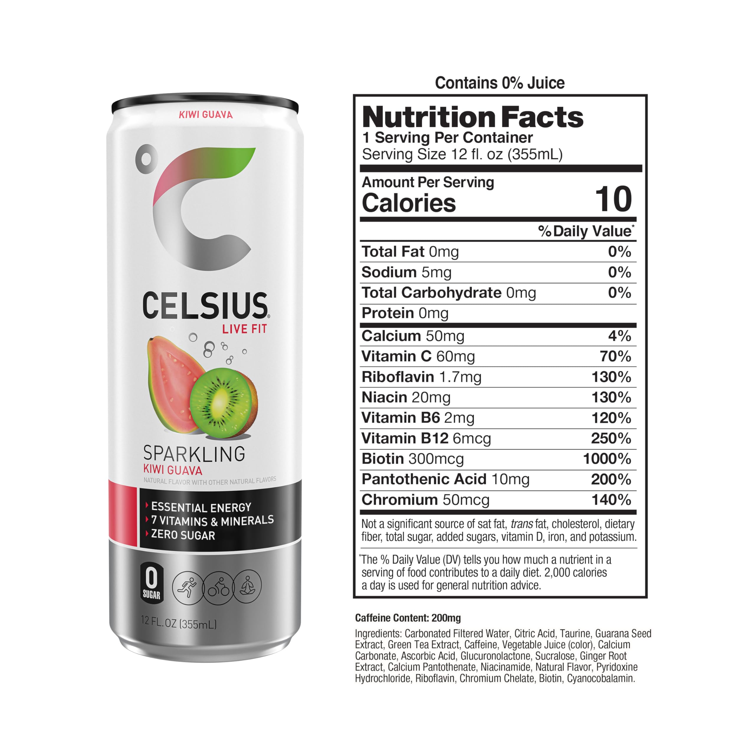 CELSIUS lata en mano para ver tamaño y portabilidad
