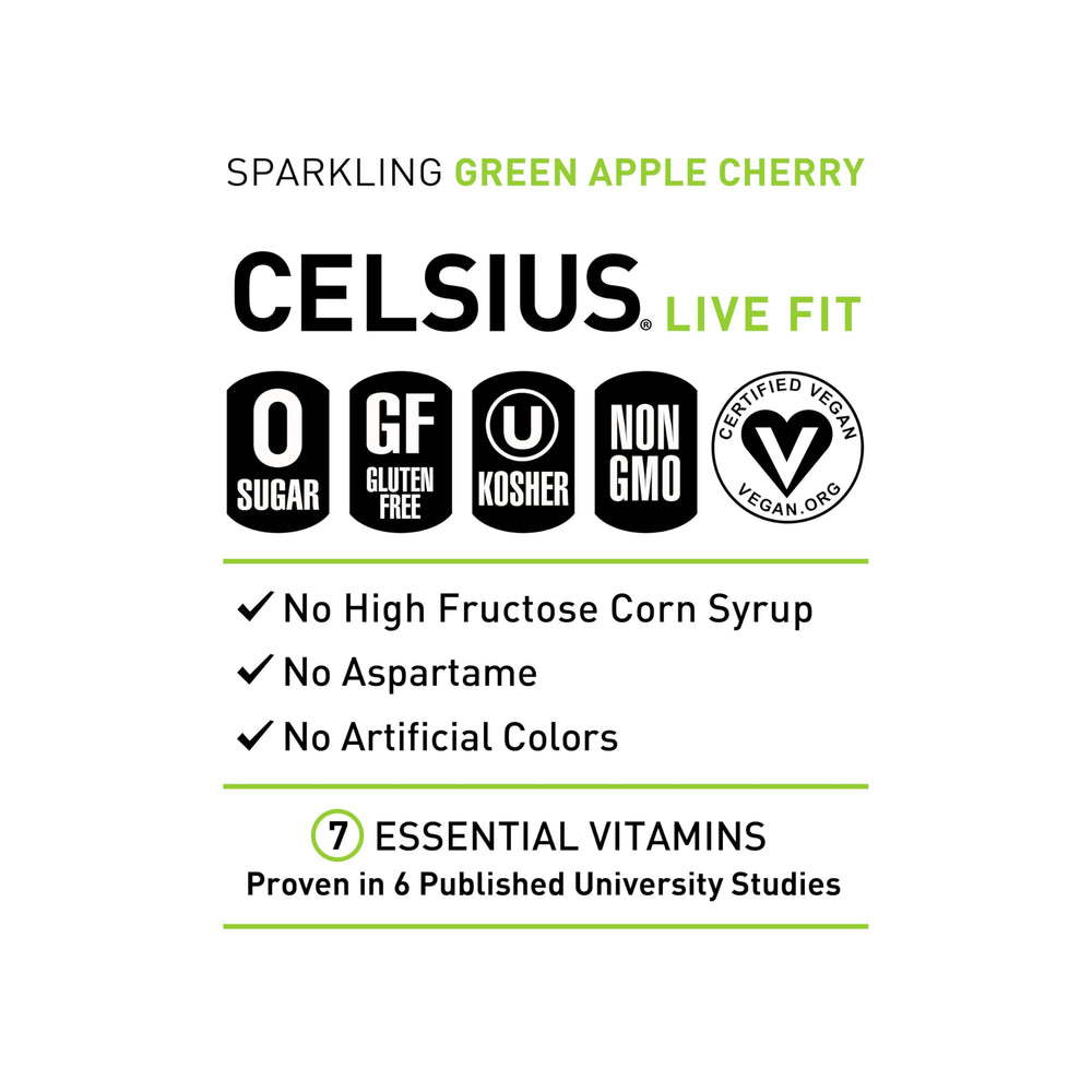 CELSIUS lata en mano para ver tamaño slim 12 fl oz práctico y portátil