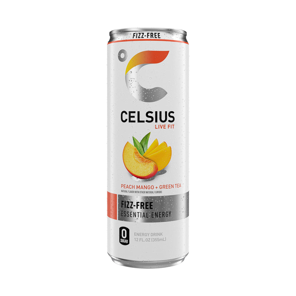 CELSIUS pack de 12 latas ideal para almacenamiento y conveniencia