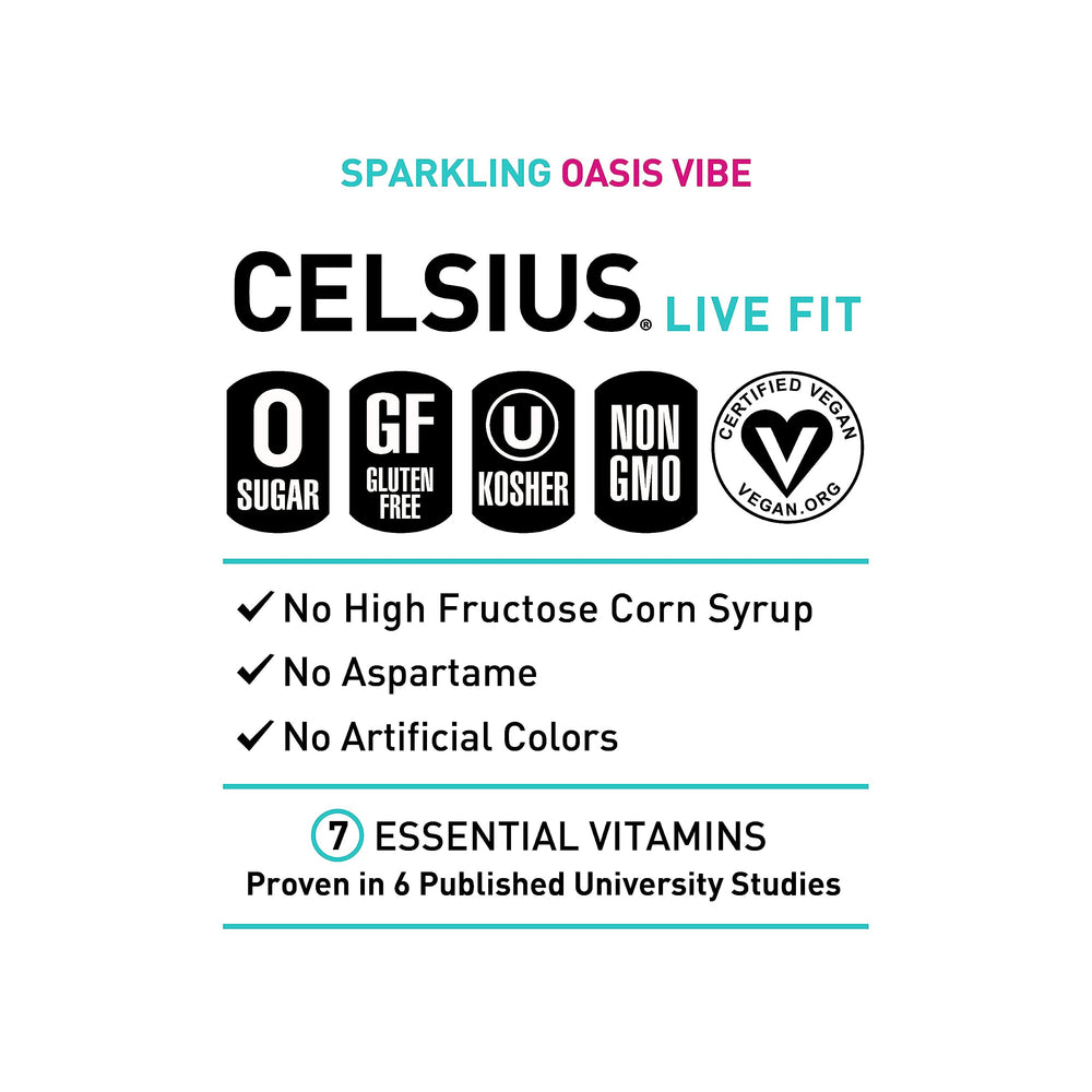 CELSIUS lata en mano para ver escala y portabilidad