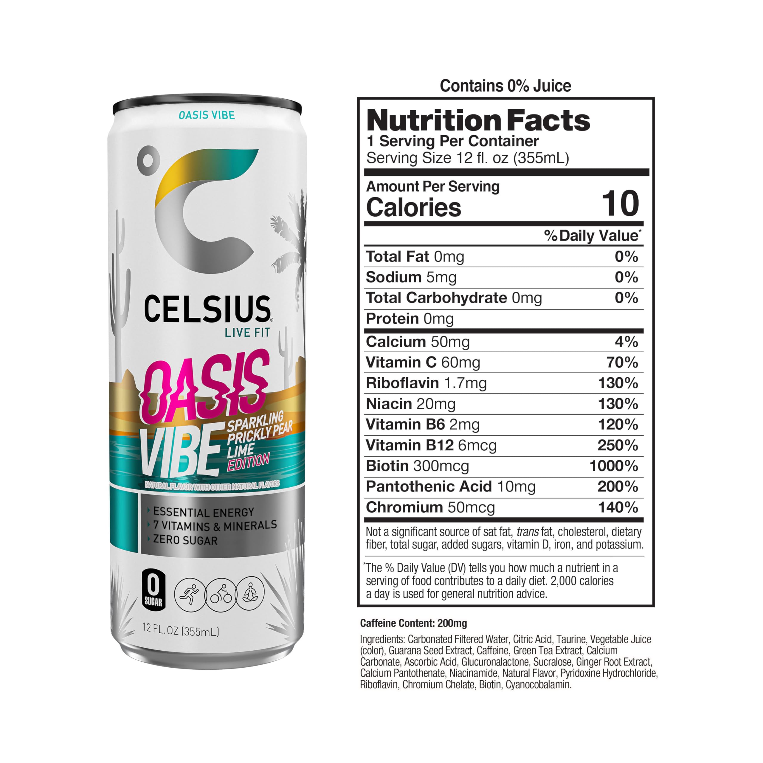 CELSIUS bebida en uso durante entrenamiento para energía eficaz