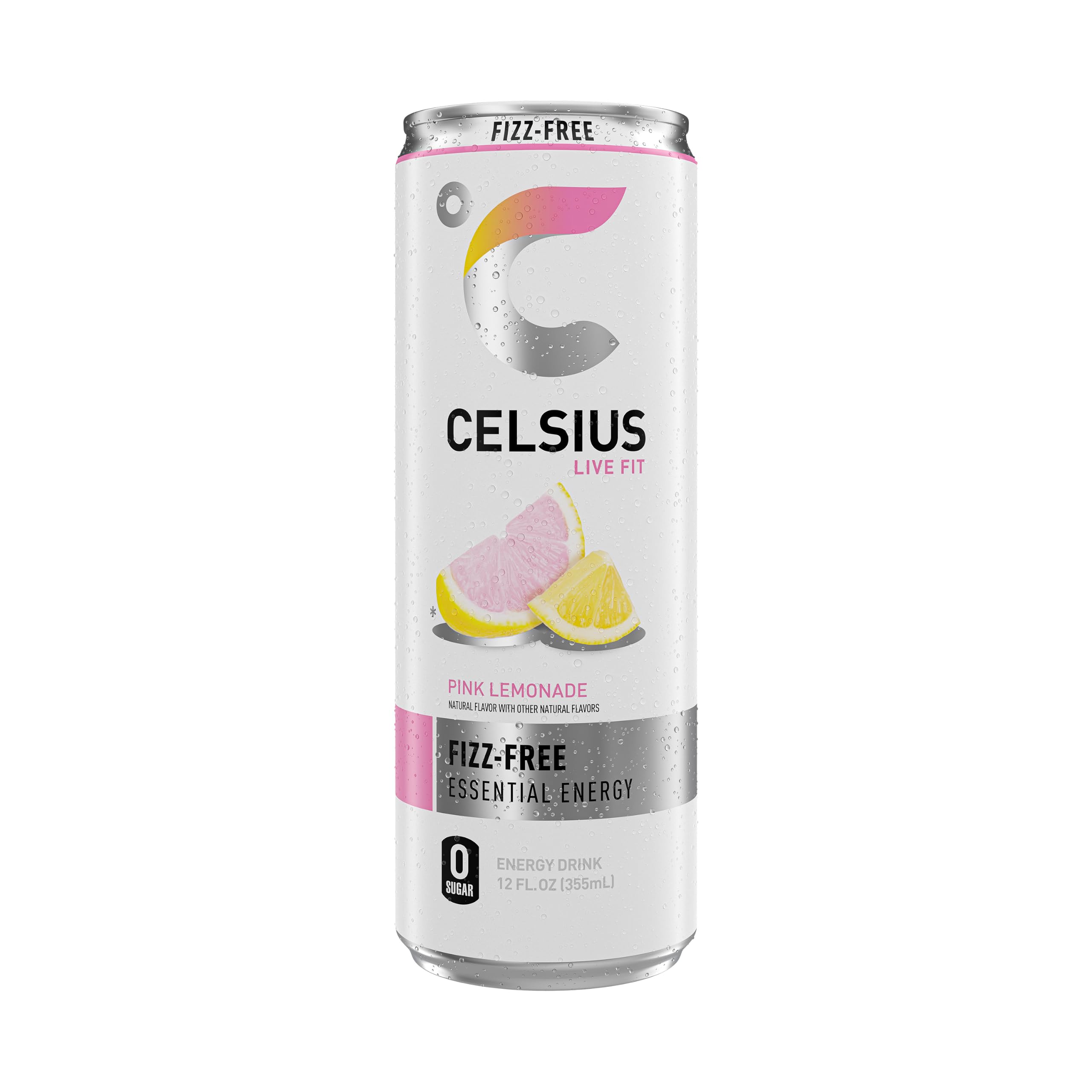 CELSIUS can next to ruler showing 12 fl oz size and portability