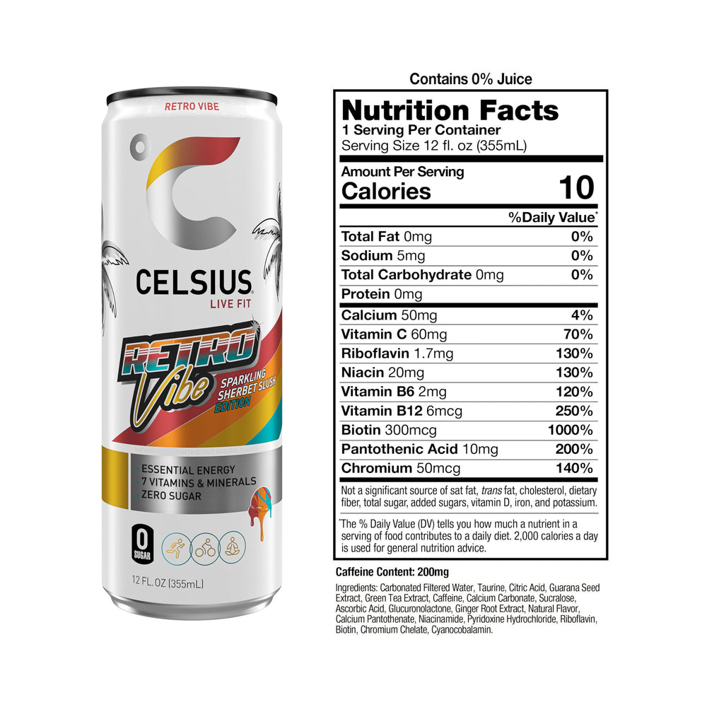 CELSIUS bebida en mano durante entrenamiento para impulso energético