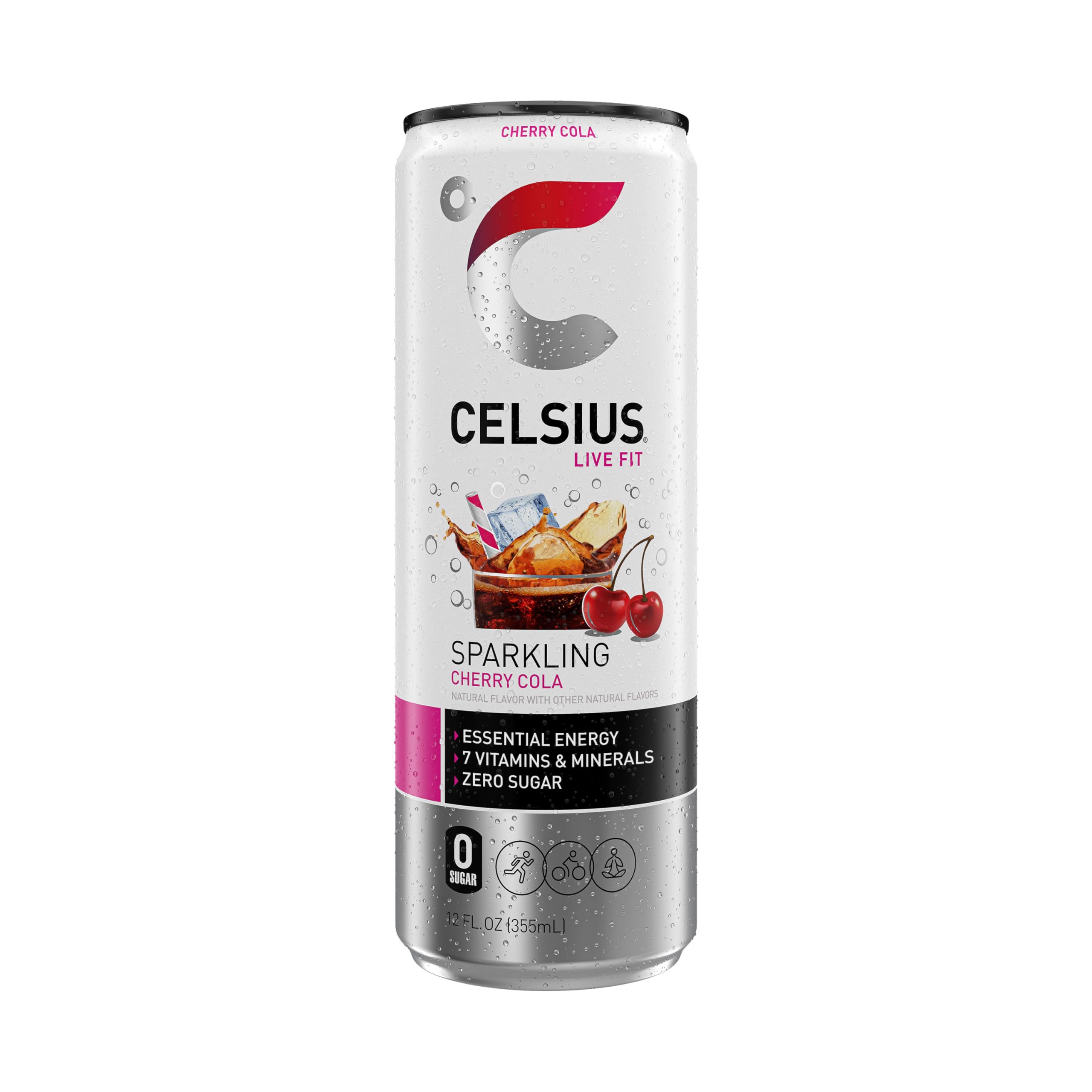 CELSIUS pack de 12 latas en estantería para conveniencia