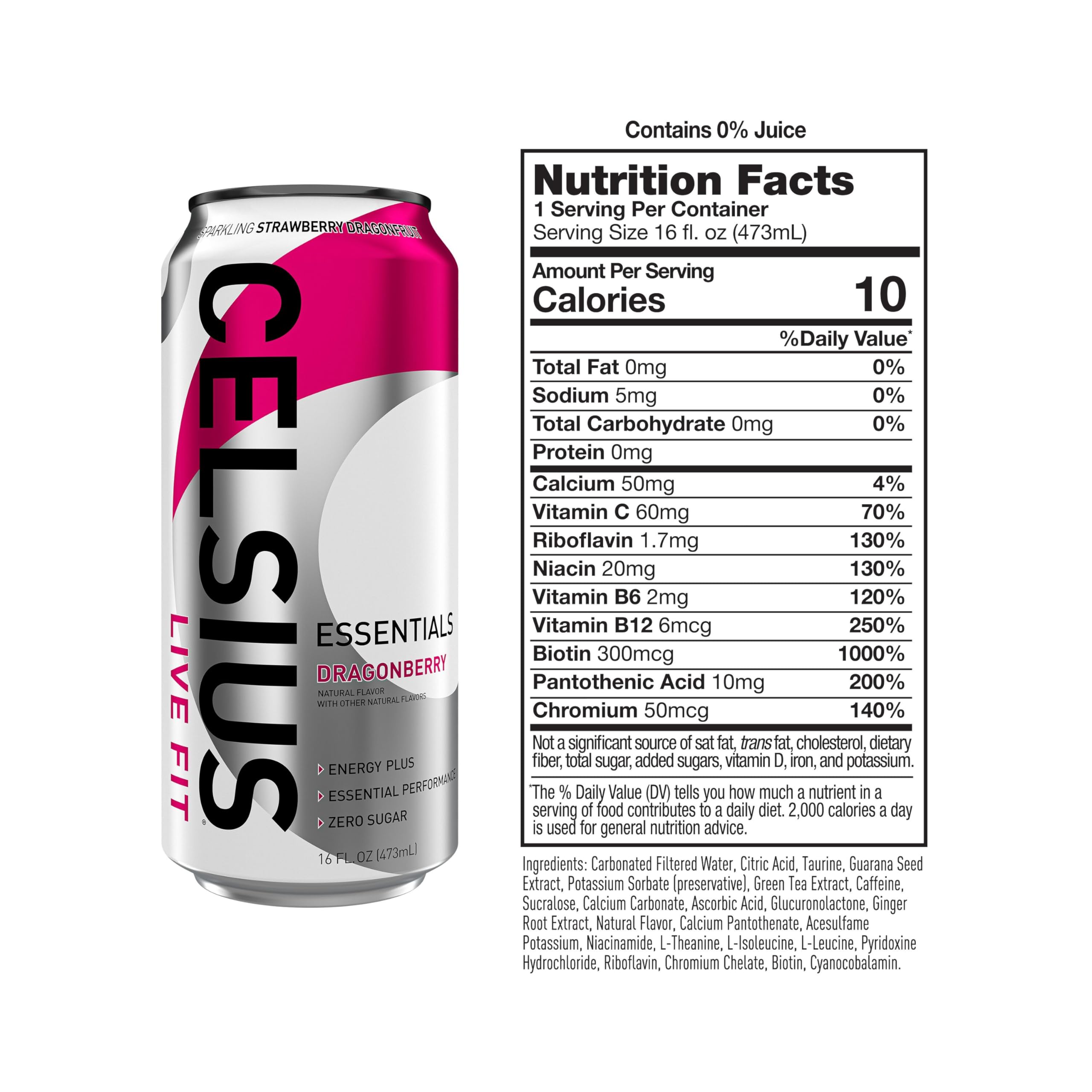 CELSIUS close-up de burbujas y textura ofreciendo sensación refrescante y chispeante