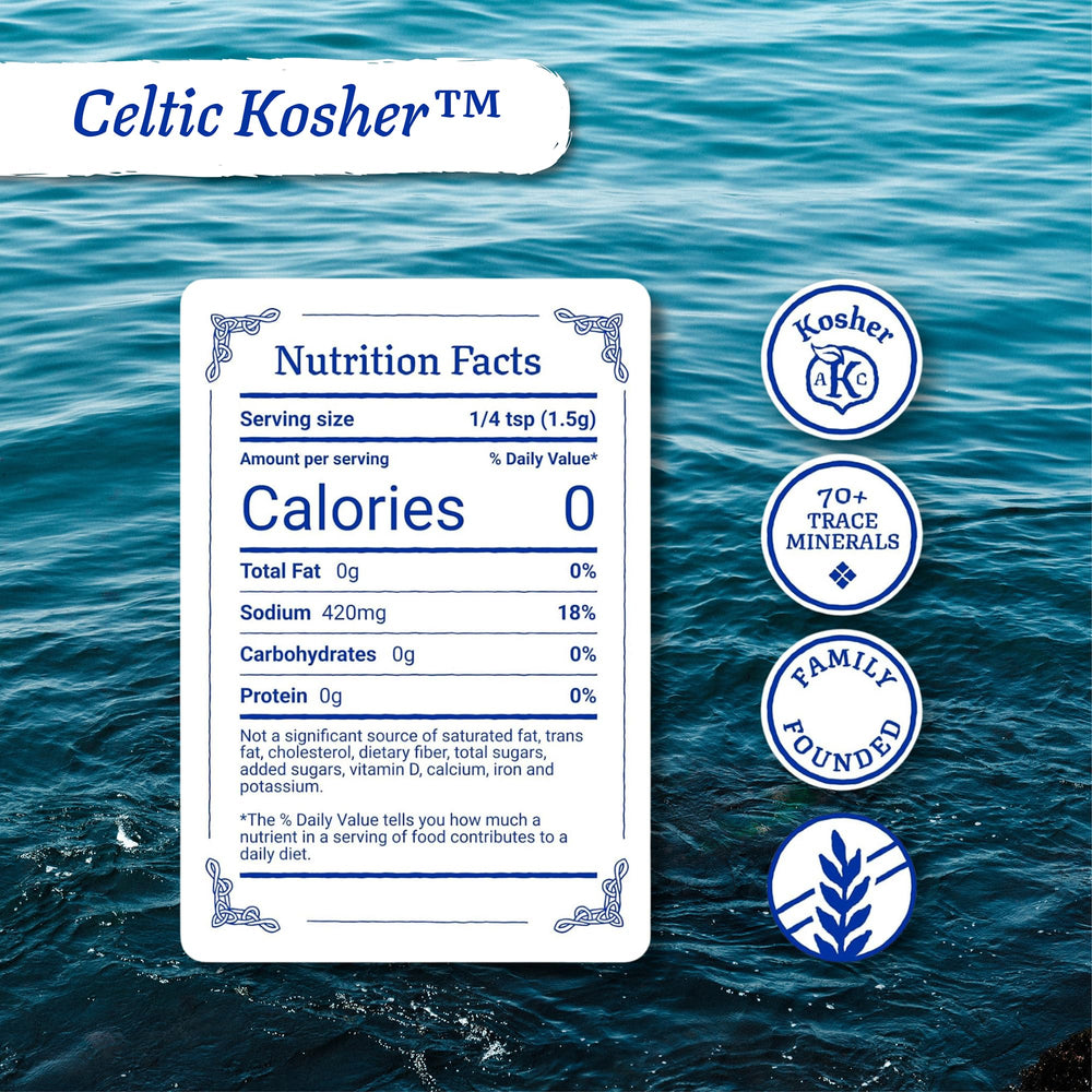 Celtic Sea Salt espolvoreada en filete realzando la costra