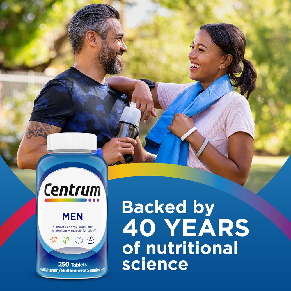 Centrum botella con sello de seguridad demostrando protección del producto