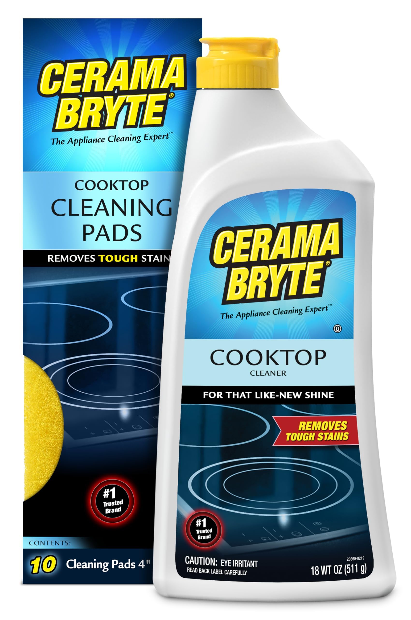 Cerama Bryte botella junto a una regla para mostrar escala y rendimiento del producto