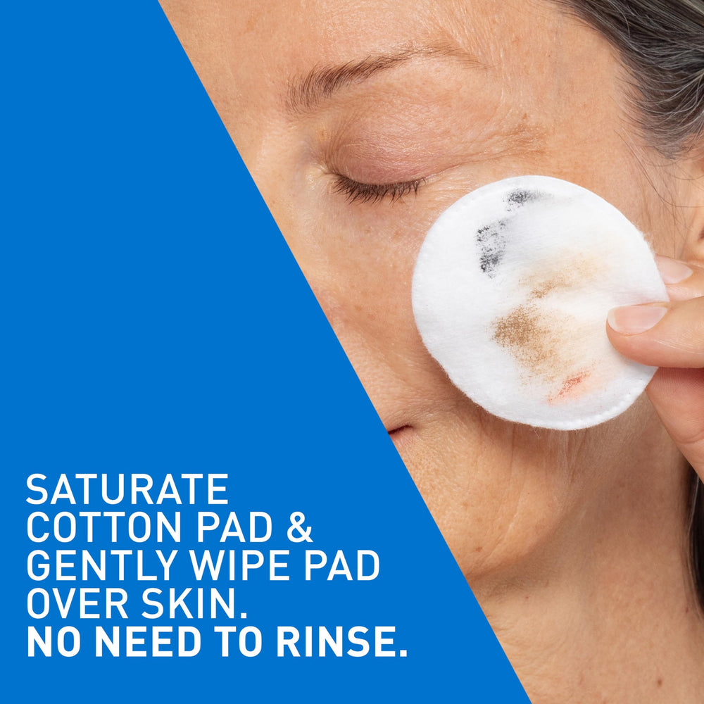 CeraVe desmaquillando ojos con suavidad y sin irritación