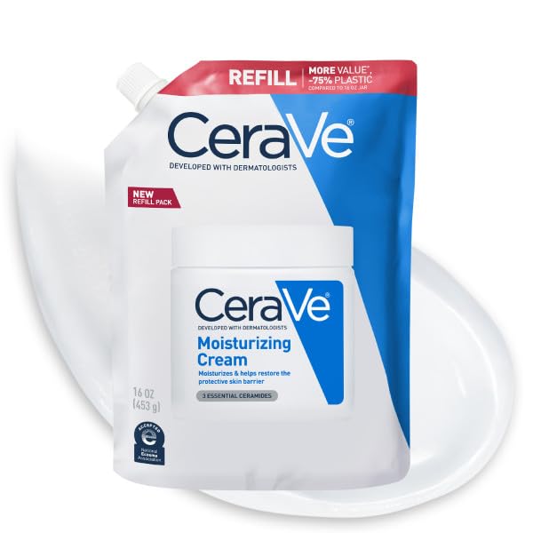 CeraVe crema hidratante frontal muestra el envase práctico y su uso diario