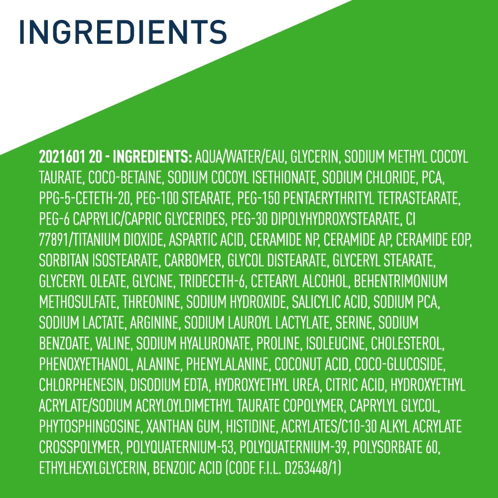 CeraVe empaque con sello sin fragancia y beneficios para piel sensible