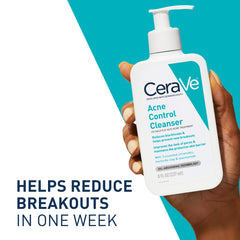 CeraVe textura gel que se transforma en espuma demostrando limpieza profunda sin resecar