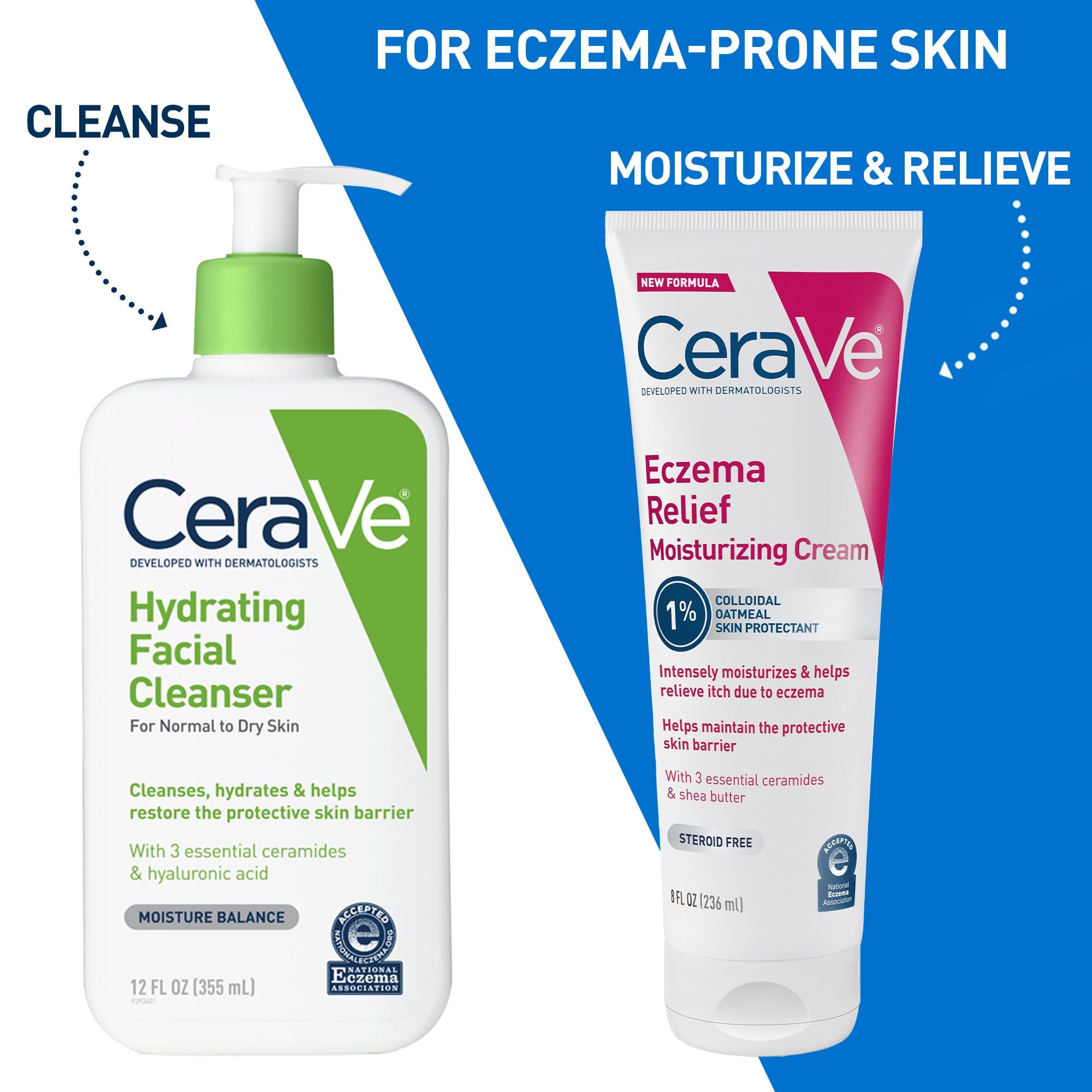 tubo CeraVe con avena coloidal indicando calmado y protección
