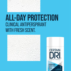 Certain Dri primer plano de la textura sólida y aplicación precisa