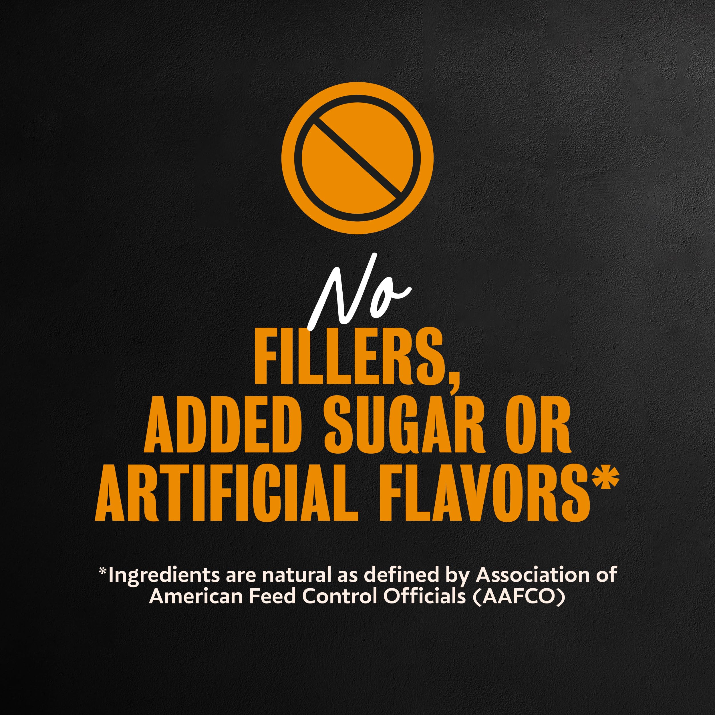 Cesar ingredient label closeup highlighting real chicken as first ingredient and transparency