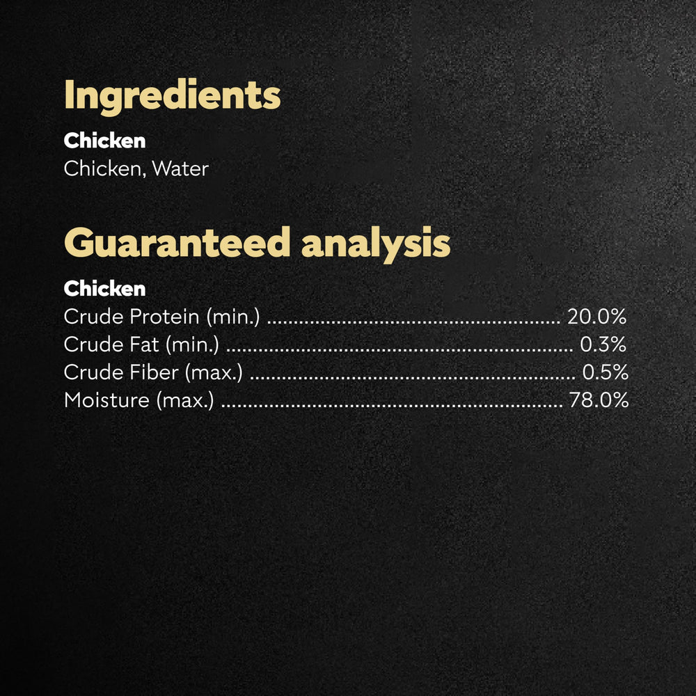 Cesar etiqueta con ingredientes y pautas, lectura clara
