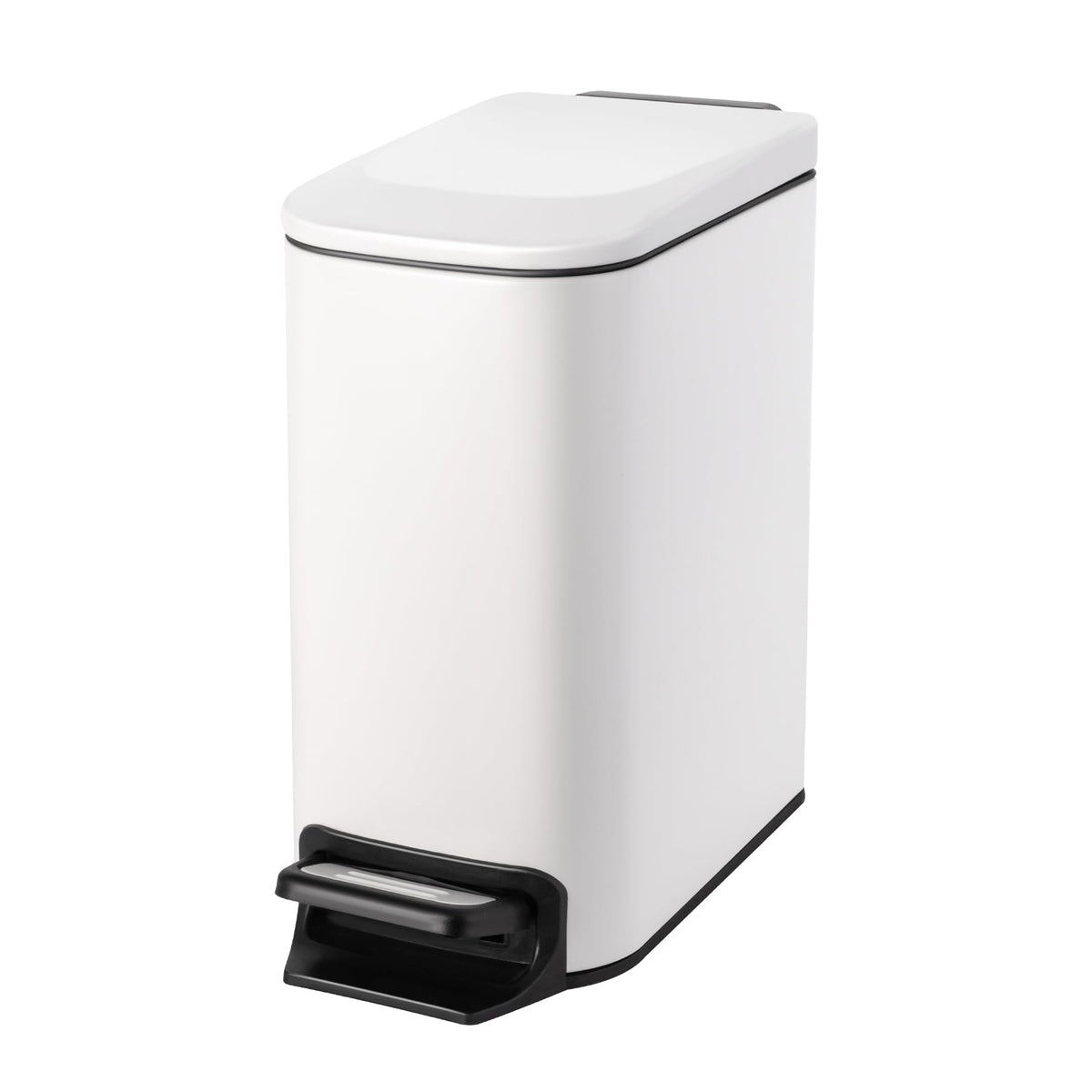 Cesun papelera frontal blanca, aspecto limpio y compacto