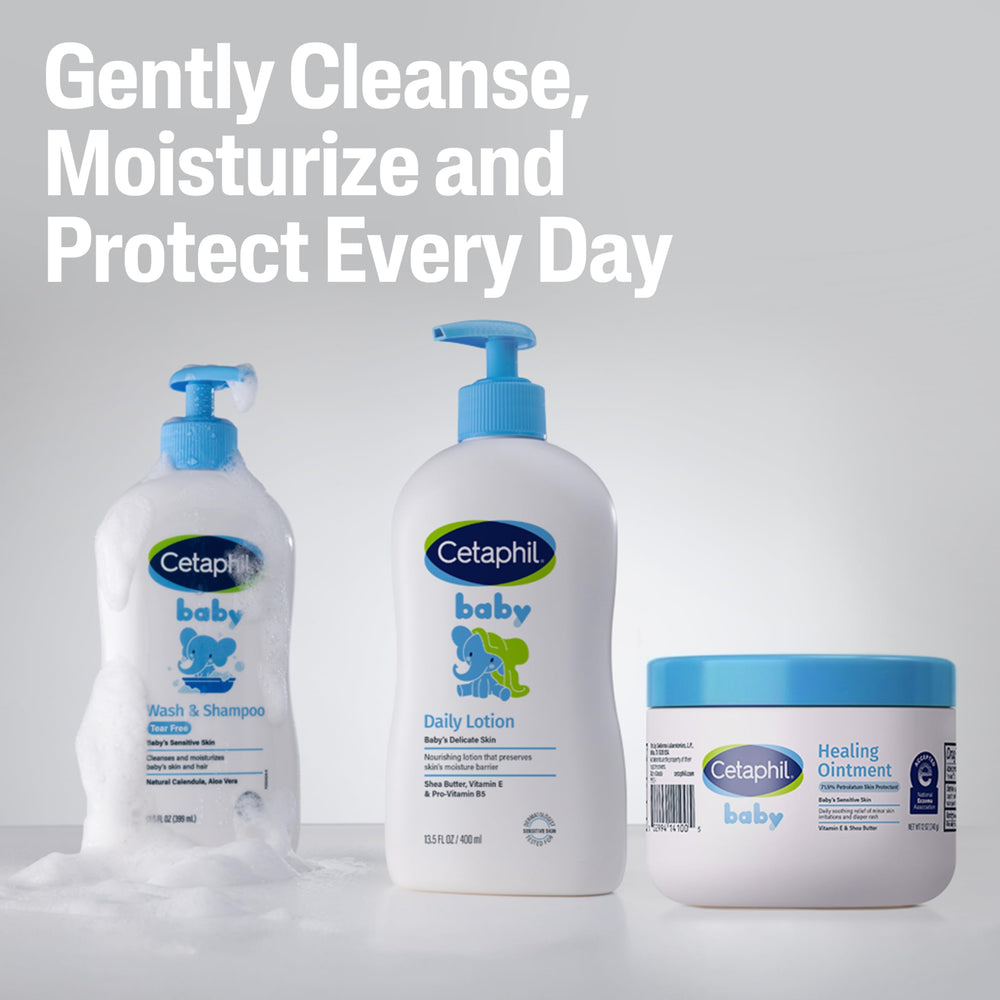 Cetaphil Baby etiqueta con ingredientes para transparencia y confianza