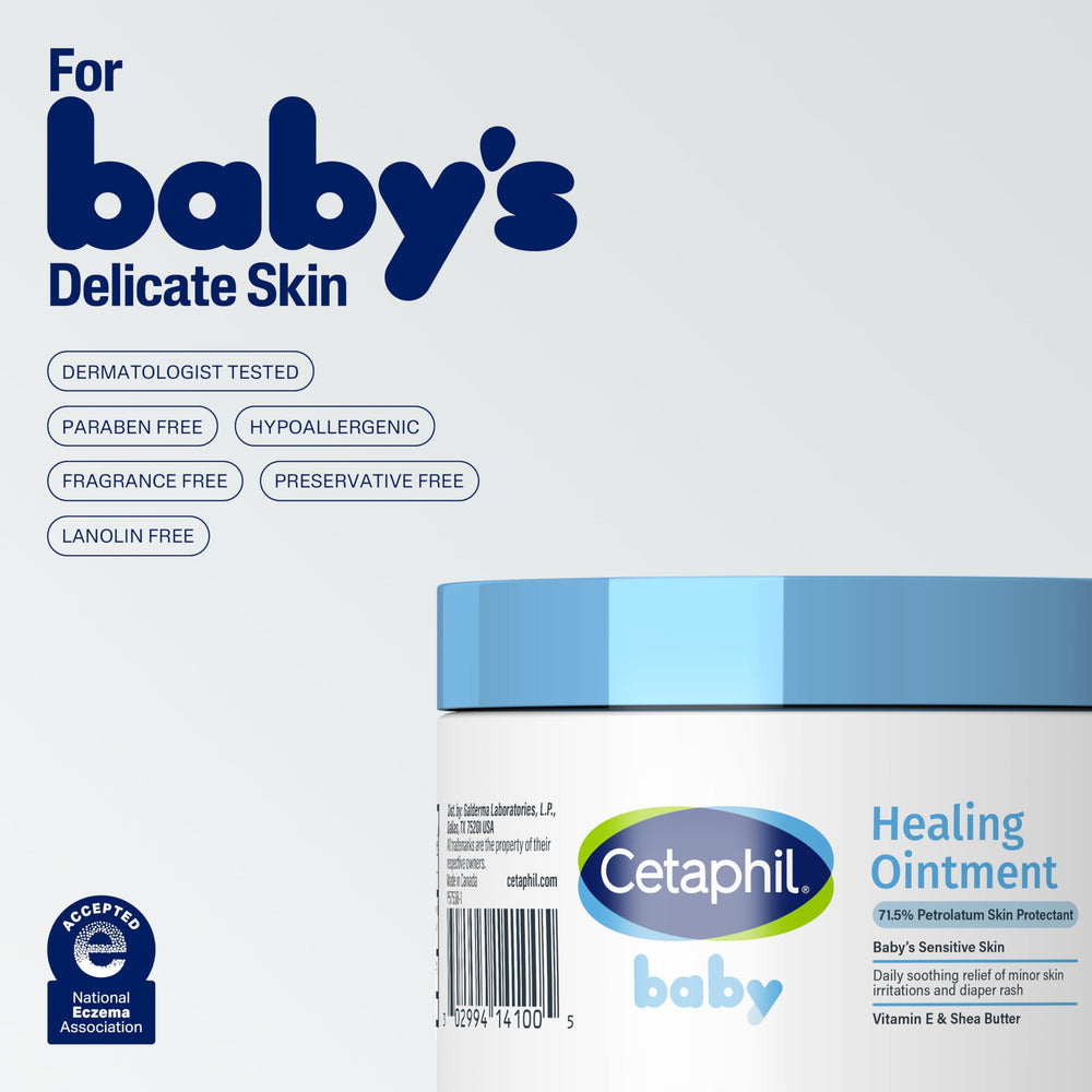Cetaphil Baby demostración de uso para aplicación segura y fácil