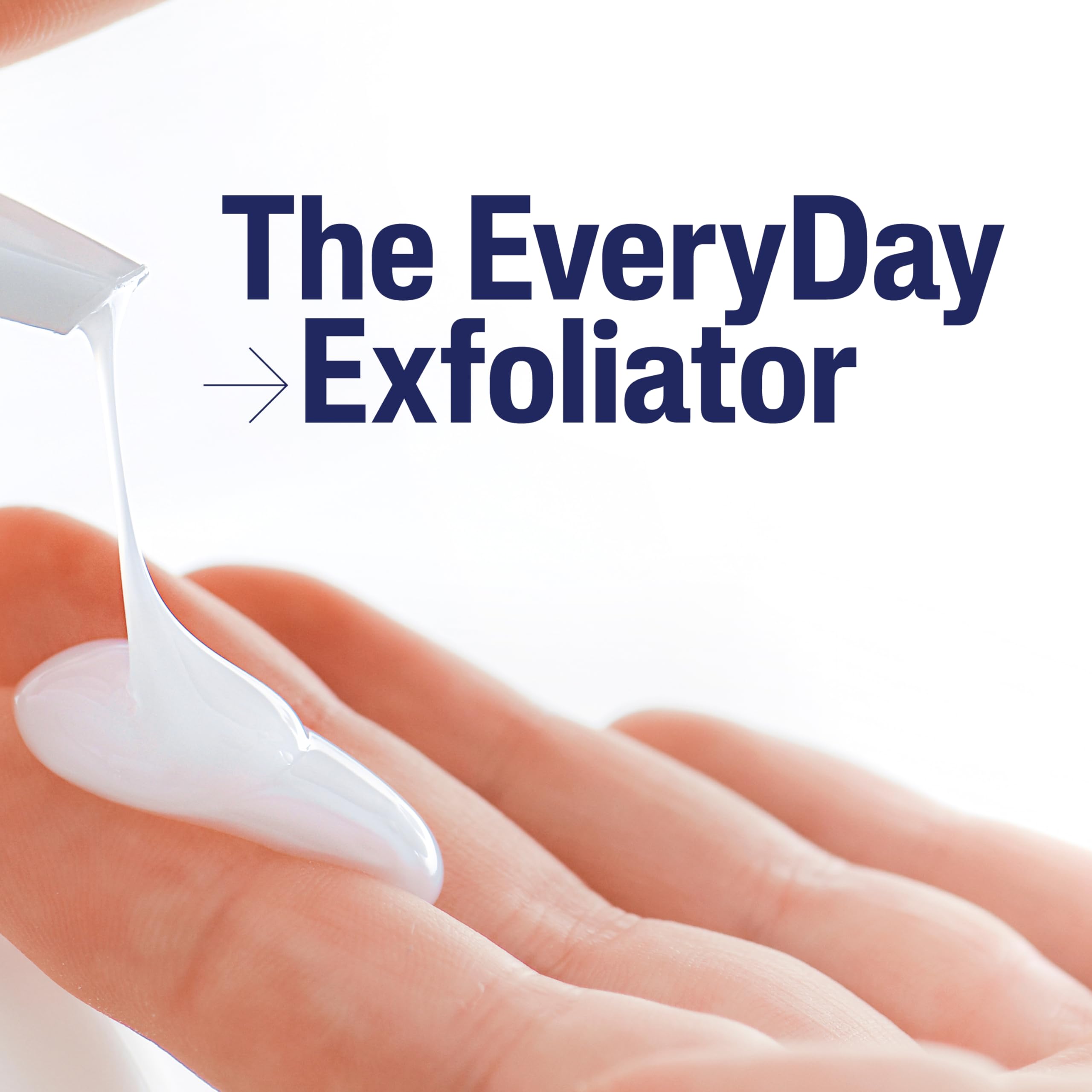 Cetaphil dispensador mostrando cómo extraer la cantidad adecuada sin desperdicio