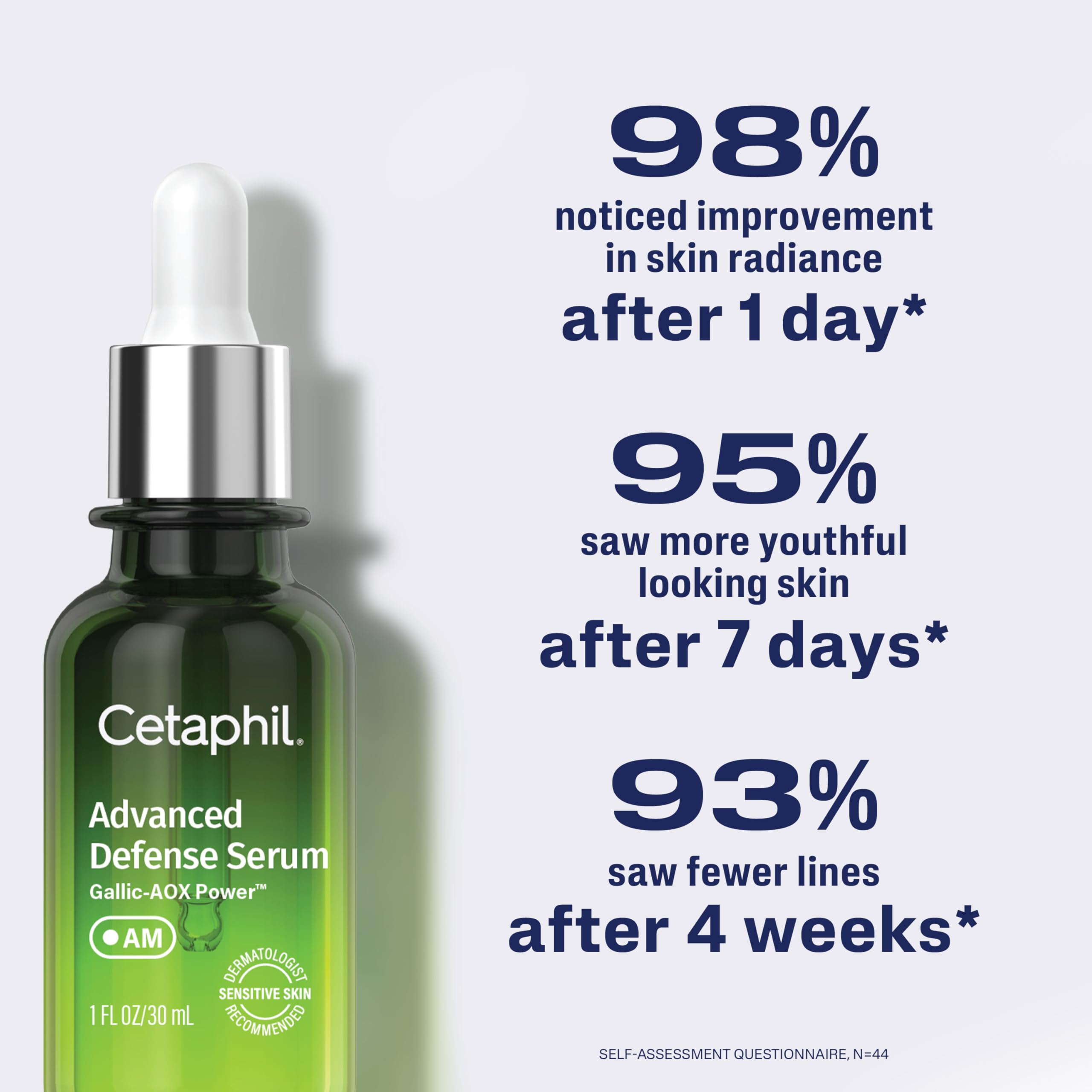 Cetaphil detalle de etiqueta con ingredientes clave para defensa antioxidante