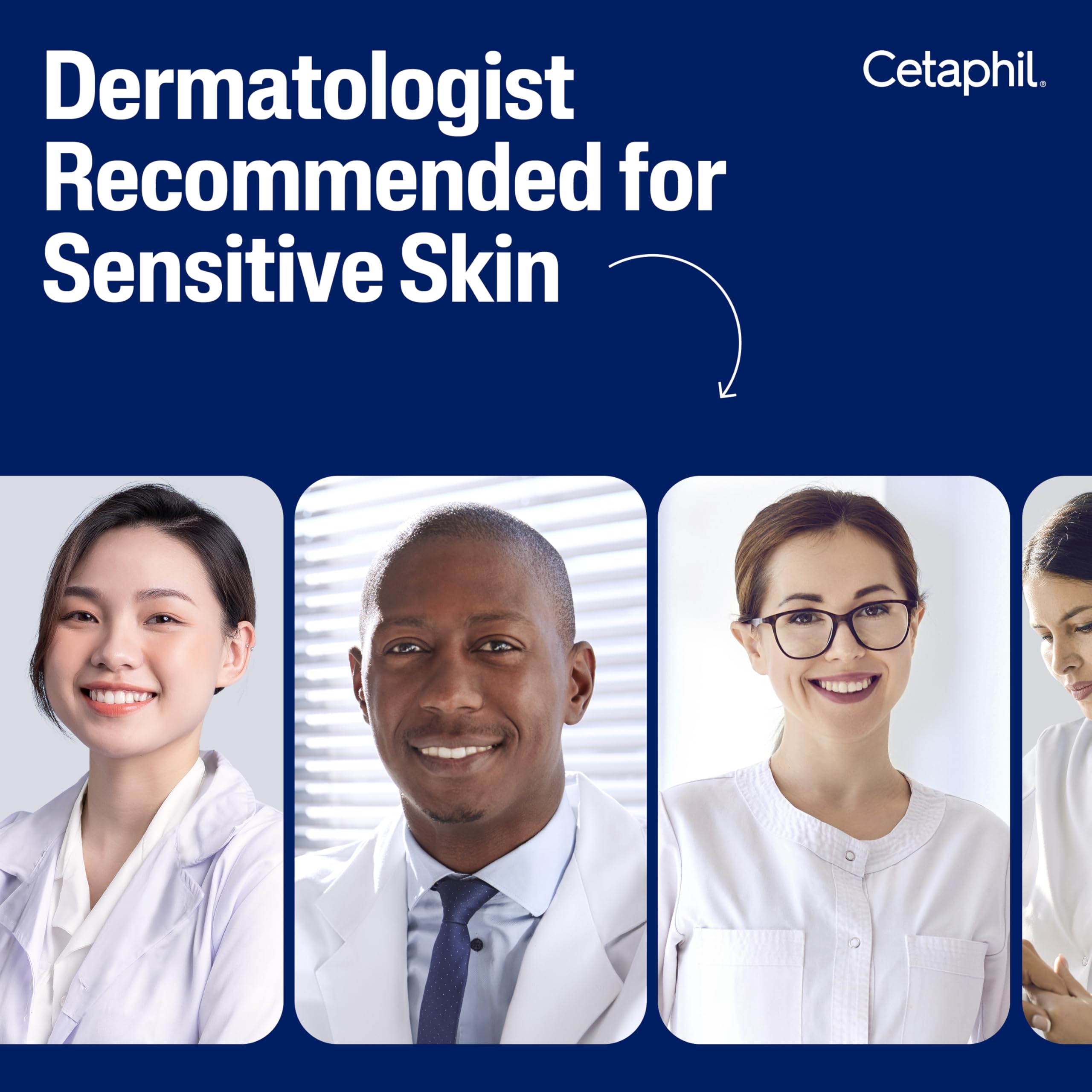 Cetaphil sello sin parabenos resaltando formulación hipoalergénica