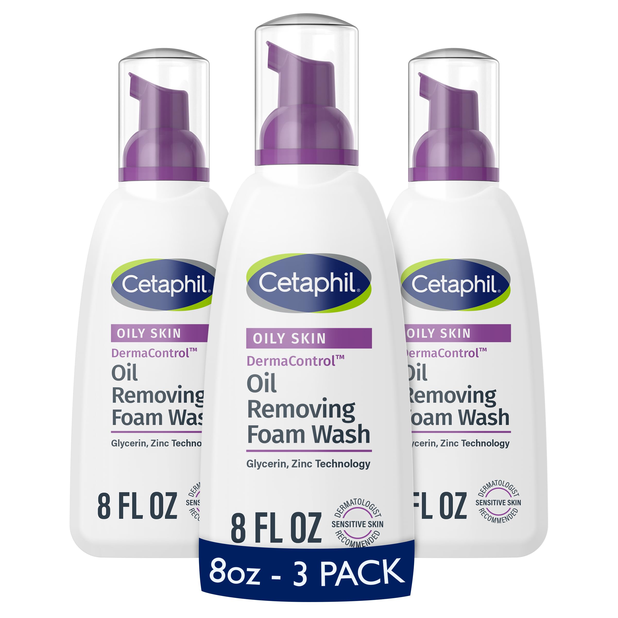 Cetaphil envase frontal 8 fl oz mostrando etiqueta clara y útil
