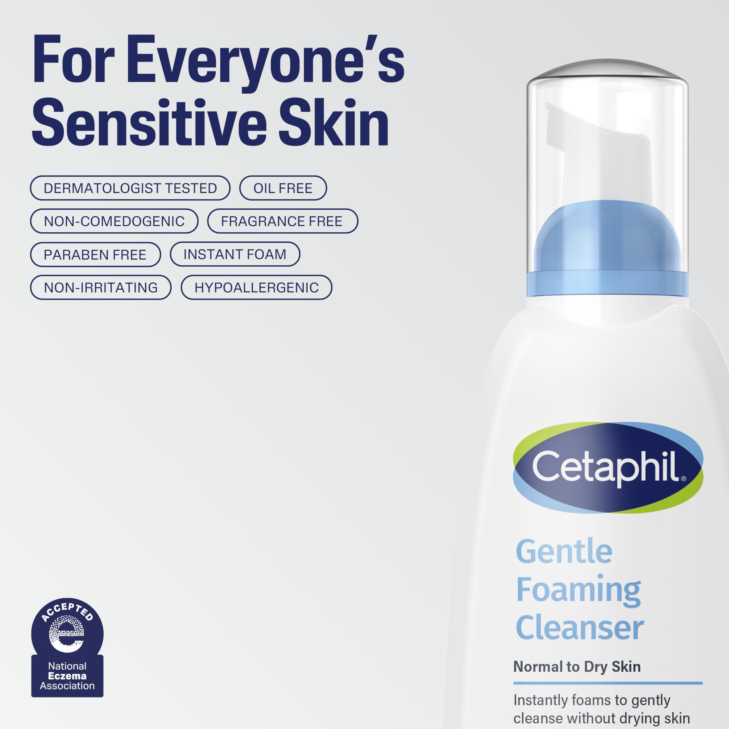 Cetaphil persona lavando rostro mostrando uso diario para piel sensible
