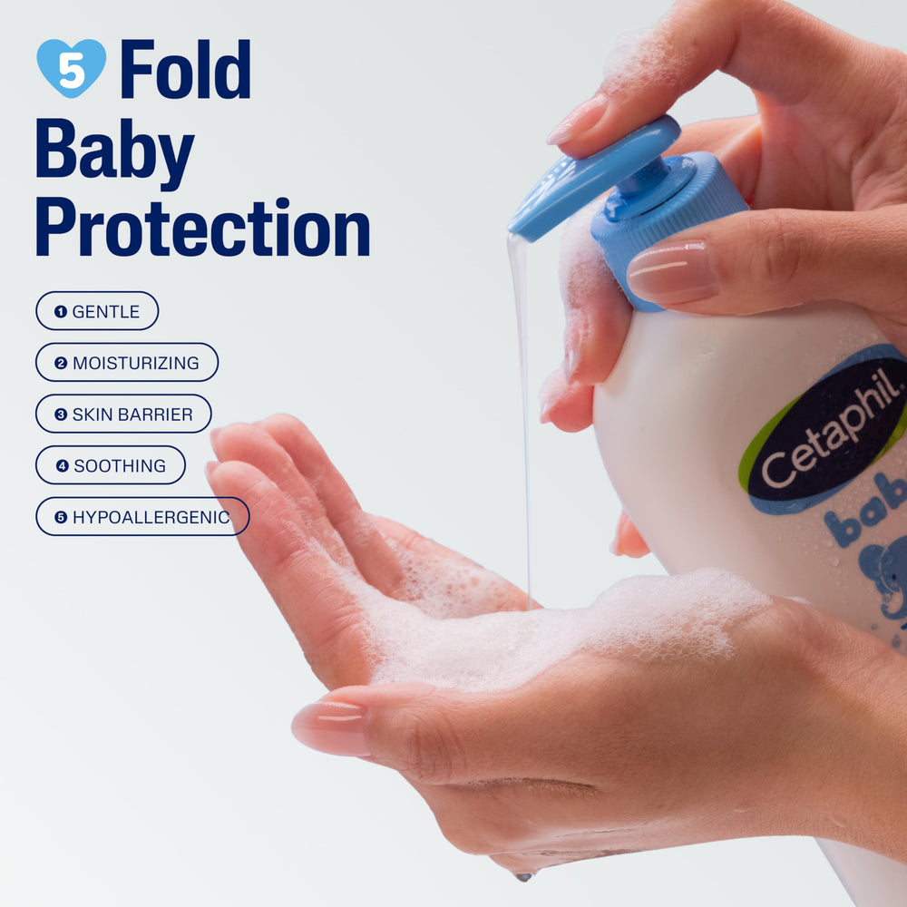 Cetaphil paquete de dos botellas listo para uso continuo, beneficio de ahorro y reposición