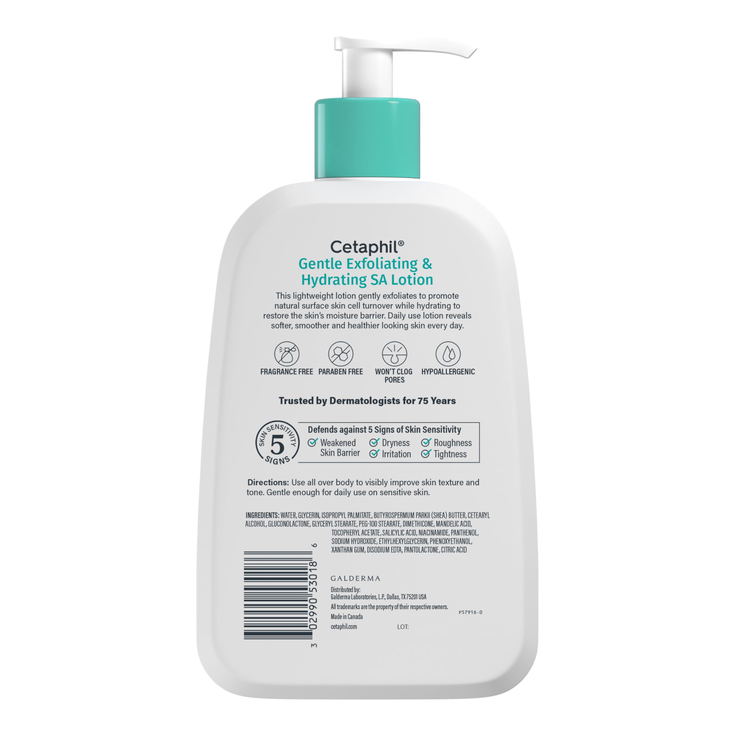 Cetaphil resultado en piel mostrando antes y después más suave y uniforme