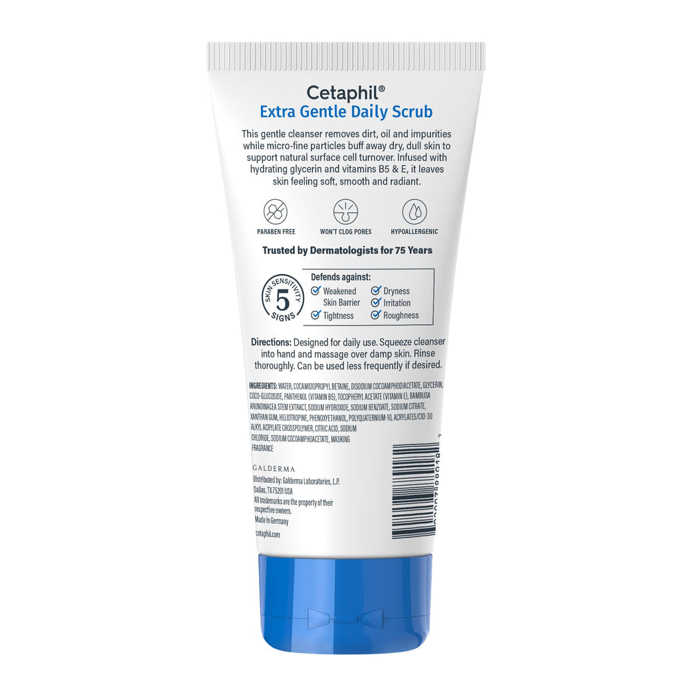 Cetaphil antes y después mostrando piel más luminosa y textura mejorada