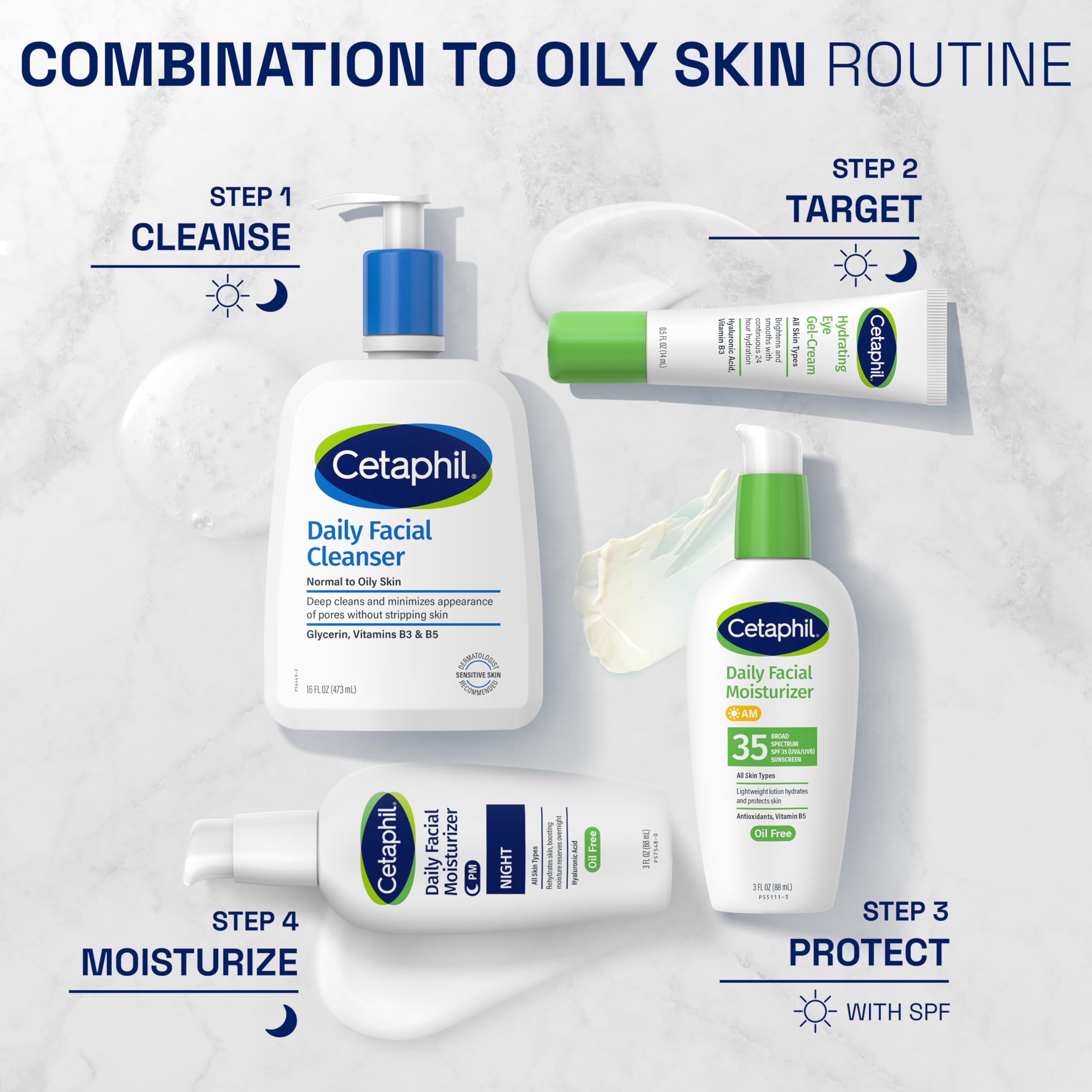 Cetaphil tarro abierto con crema visible, fácil de usar y textura suave
