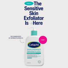 Cetaphil textura cremosa de la loción, sensación ligera y fácil absorción