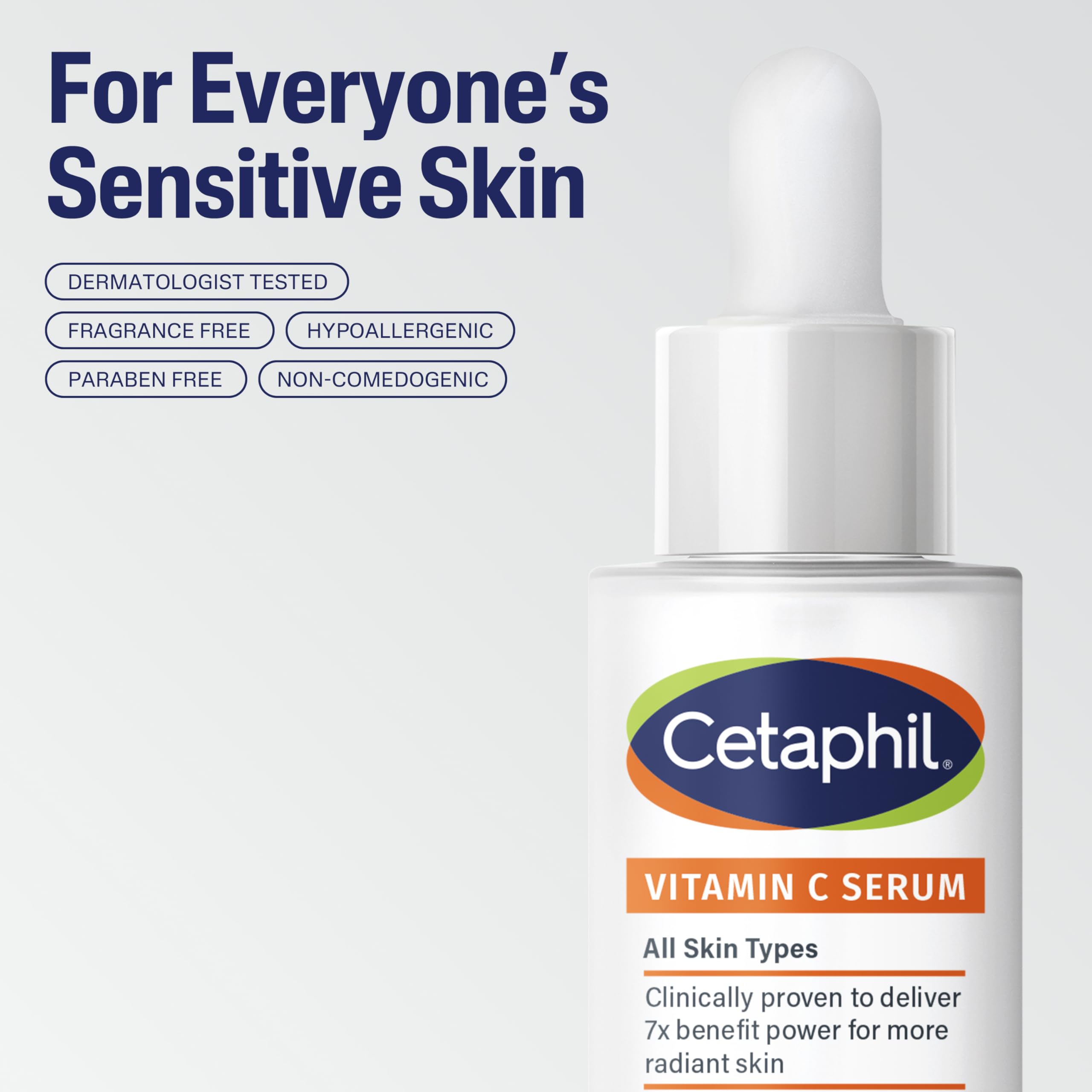Cetaphil textura en gota demostrando absorción rápida y sensación ligera