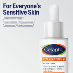 Cetaphil textura en gota demostrando absorción rápida y sensación ligera