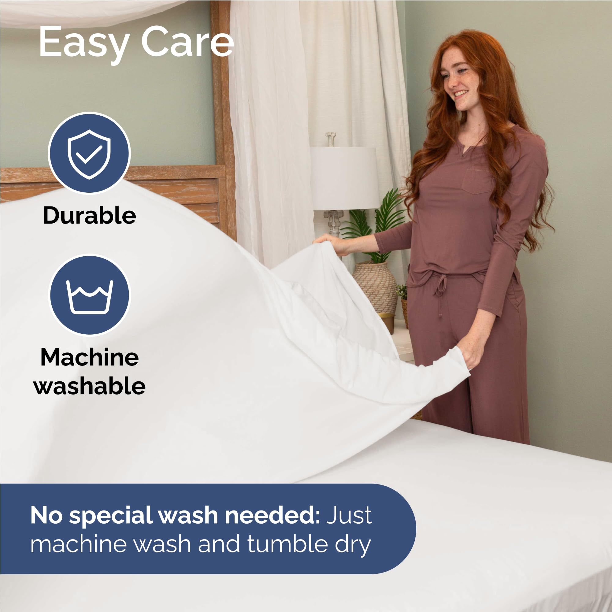 CGK Unlimited dormitorio estilo lifestyle con Antique White, apariencia neutra