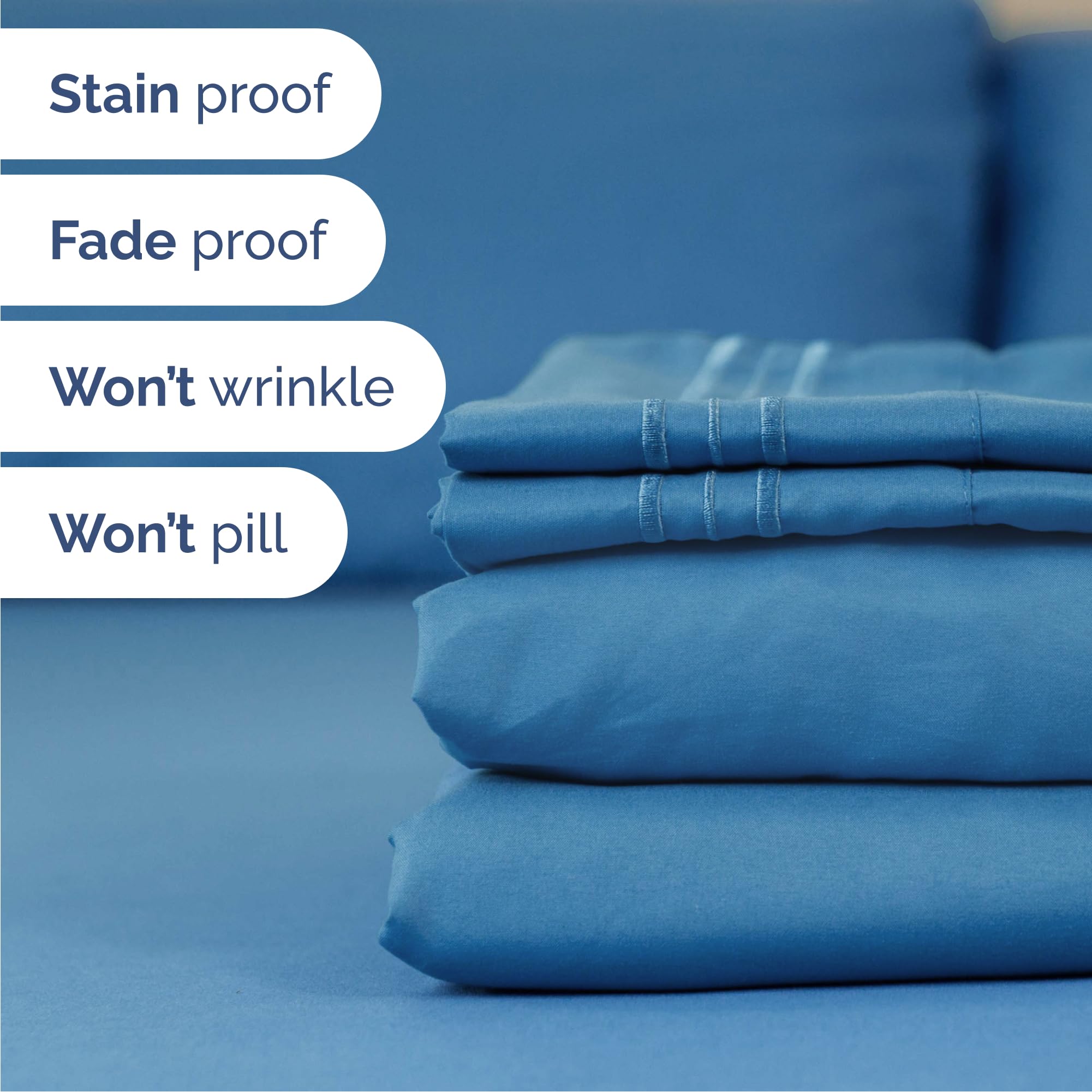 CGK Unlimited conjunto de sábanas colocado en cama mostrando estilo y confort