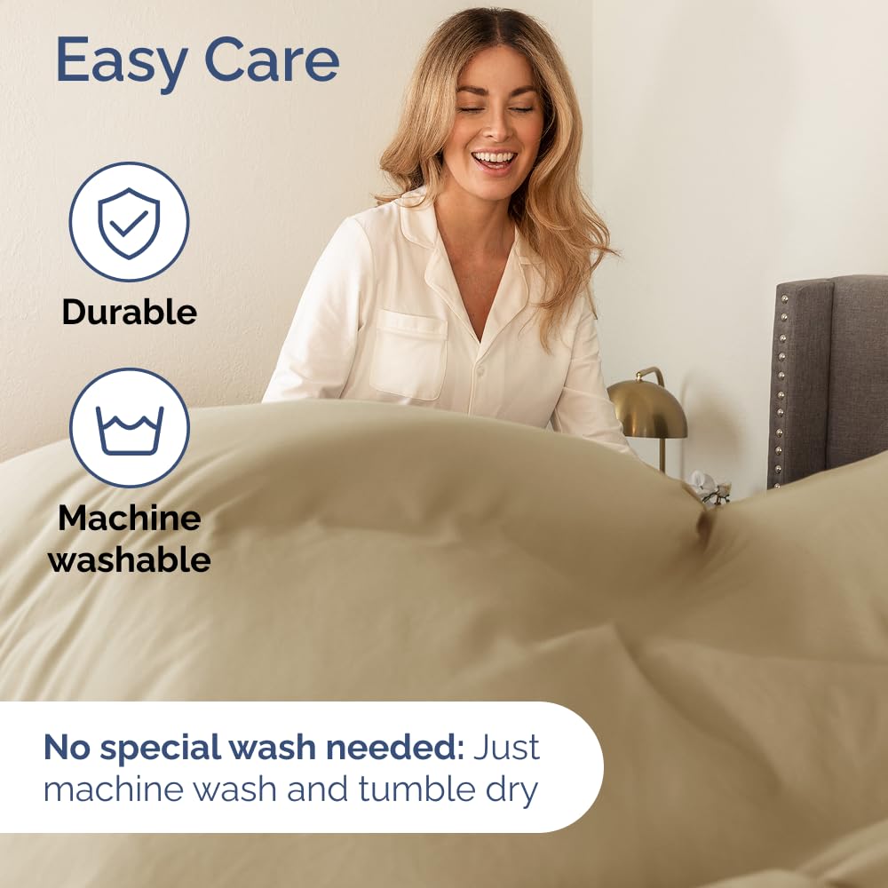 CGK Unlimited cama vestida en dormitorio real para inspiración