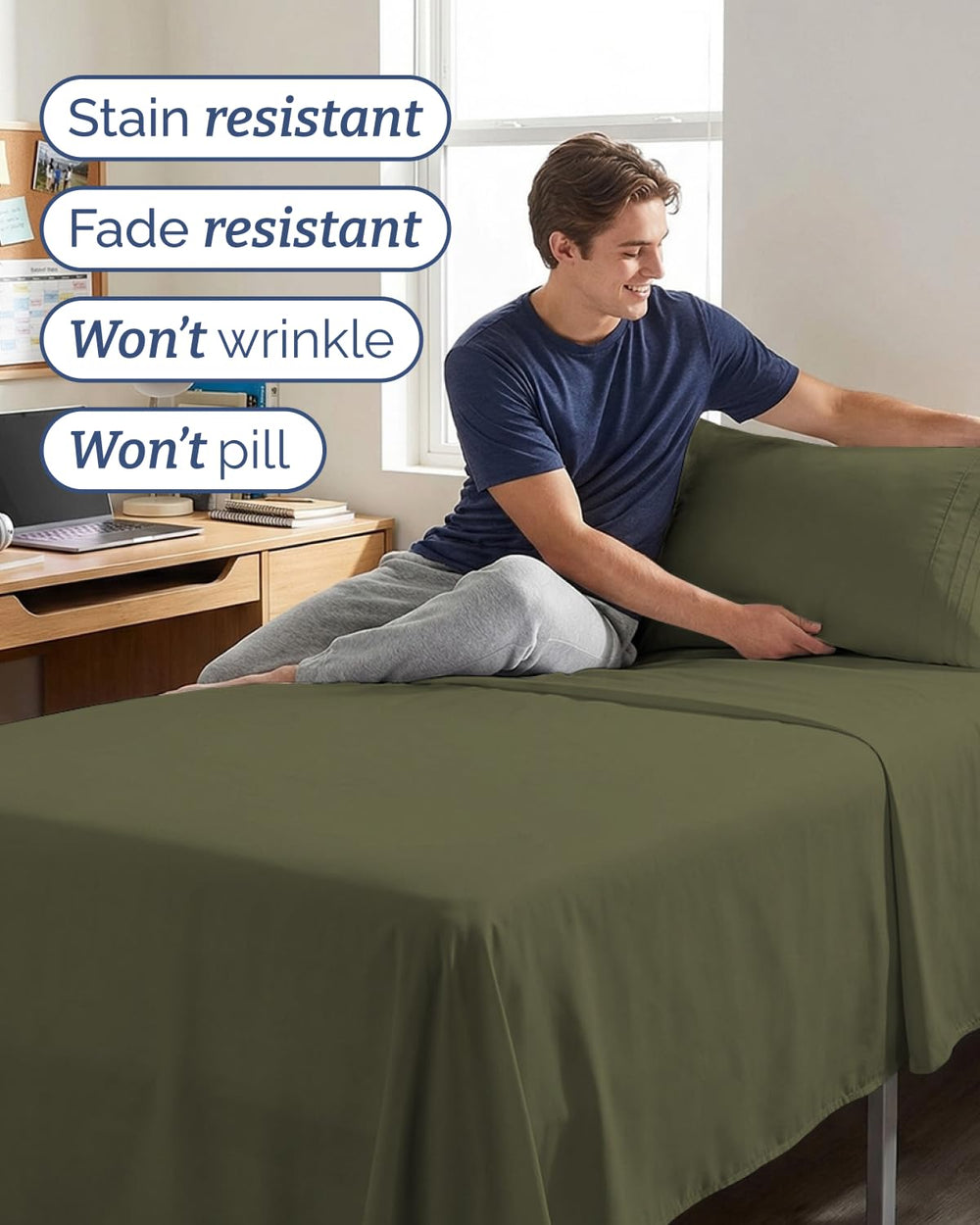 CGK Unlimited funda de almohada 20x30 en primer plano, soporte confortable