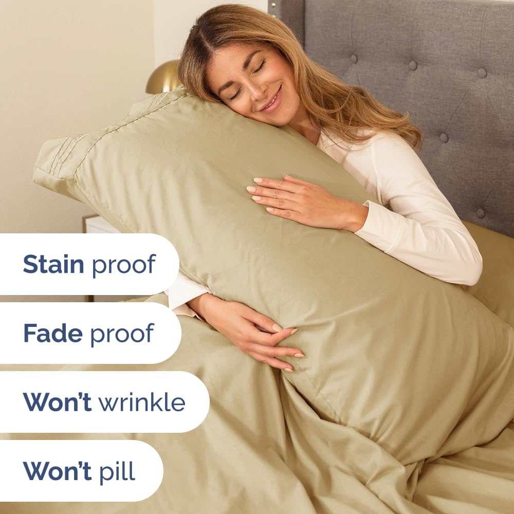 CGK Unlimited funda de almohada con costuras resistentes y acabado