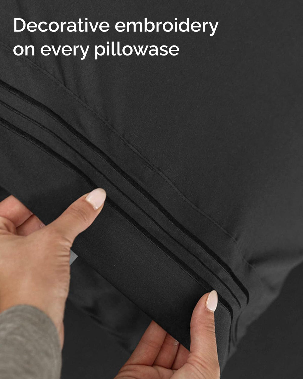 CGK Unlimited funda de almohada en primer plano, soporte y suavidad